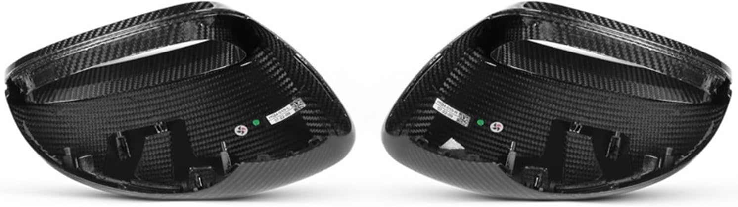 2 個ドライカーボンリアミラーキャップ互換性ポルシェパナメーラ 971